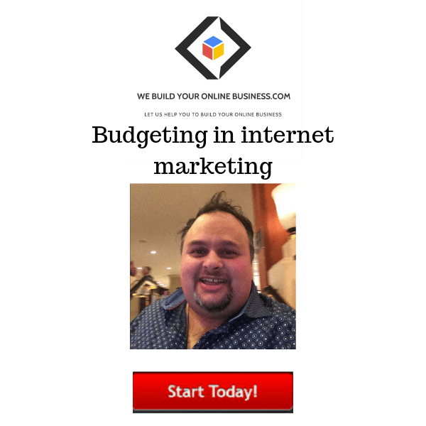 Budgeting in internet marketing